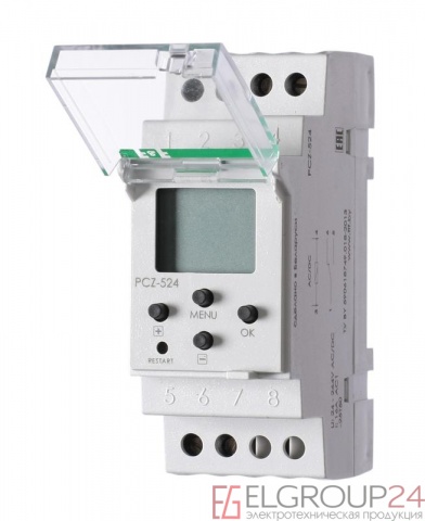 Реле времени одноканальное PCZ-524 астрономическое