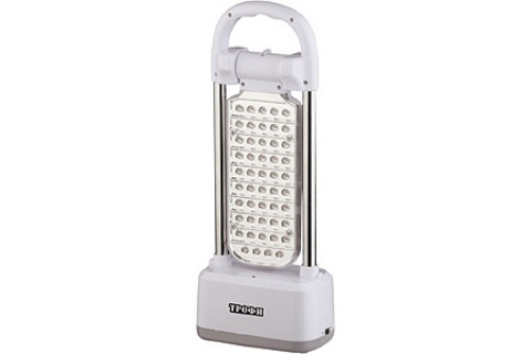 Фонарь ТРОФИ ТК49 аккум.,св/диод. 49LED